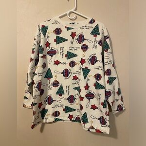 Vintage Christmas sweatshirt size large